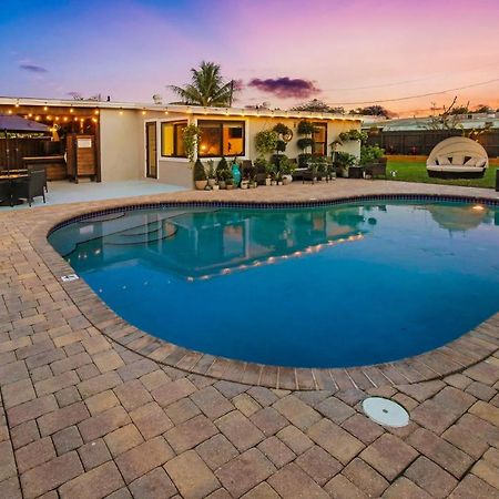 Private Heated Pool Oasis Pet-Friendly Retreat Short Or Long Stays Sleeps 2-8 Ppl Pompano Beach Luaran gambar