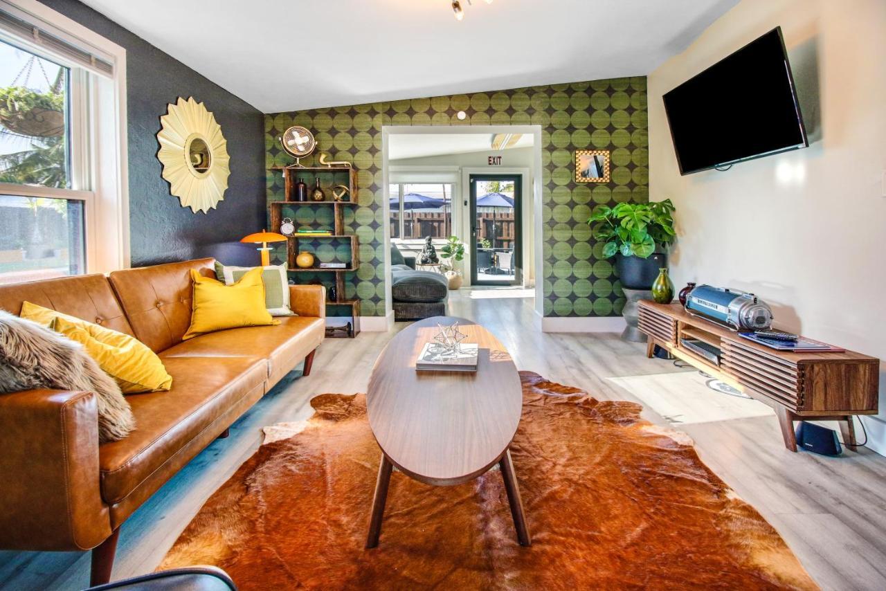 Private Heated Pool Oasis Pet-Friendly Retreat Short Or Long Stays Sleeps 2-8 Ppl Pompano Beach Luaran gambar