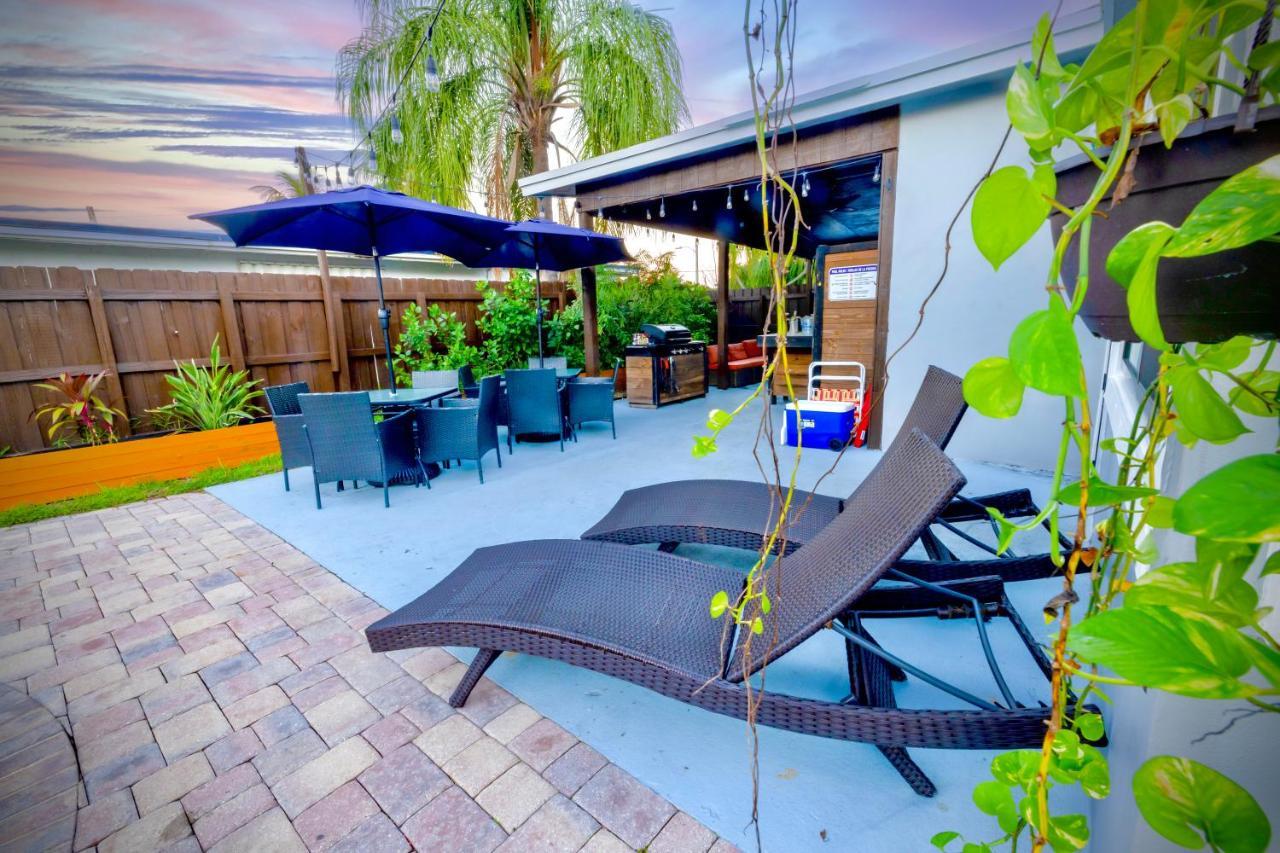 Private Heated Pool Oasis Pet-Friendly Retreat Short Or Long Stays Sleeps 2-8 Ppl Pompano Beach Luaran gambar