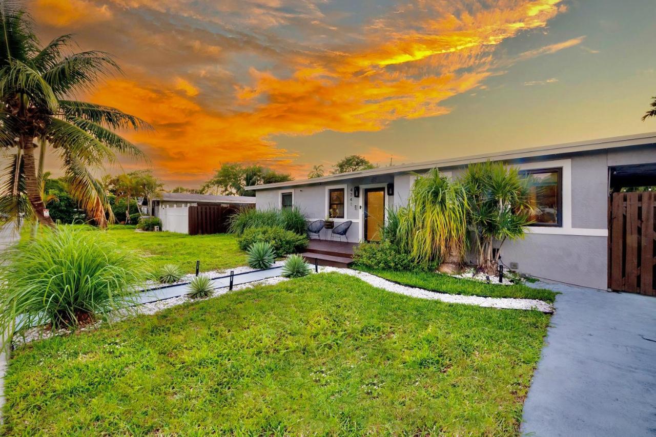 Private Heated Pool Oasis Pet-Friendly Retreat Short Or Long Stays Sleeps 2-8 Ppl Pompano Beach Luaran gambar